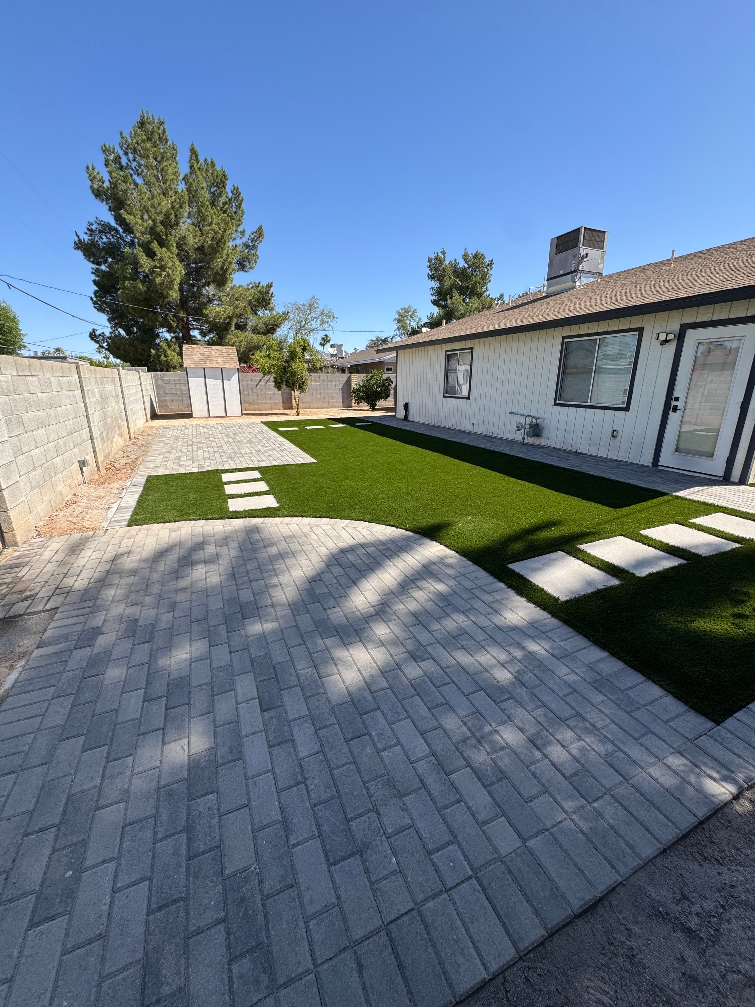 Backyard Paver & Turf Remodel in Scottsdale, additional view 1